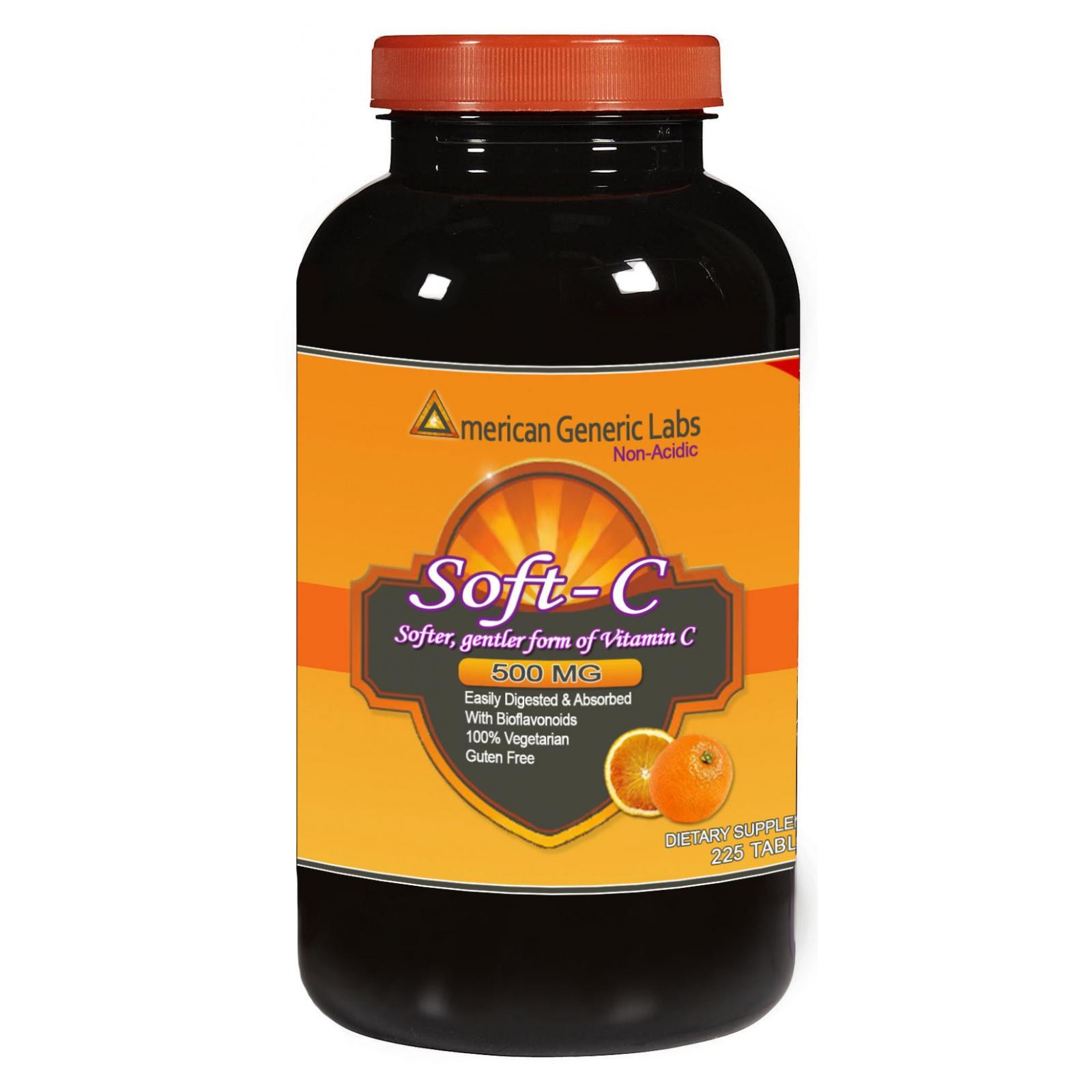 American Generic Labs- Soft C Powder, 750 mg- 200 Servings (226 grams)